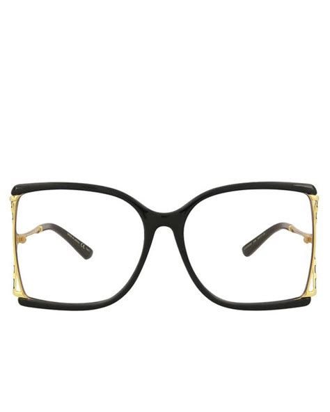 women gucci eye glasses|Gucci oversized clear glasses.